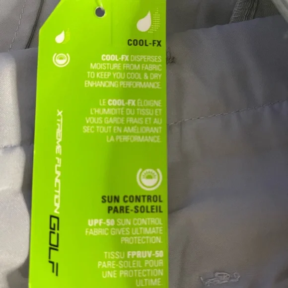 πHP 7/28/22π IZOD Mens Golf Shorts Silver Size 42 - Picture 5 of 9